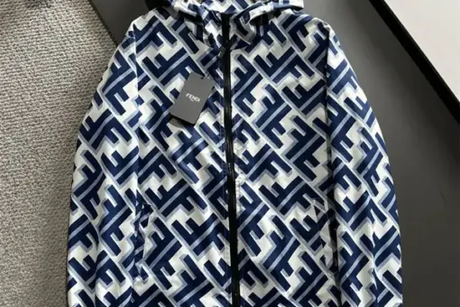 Fendi Jacket Blue And White