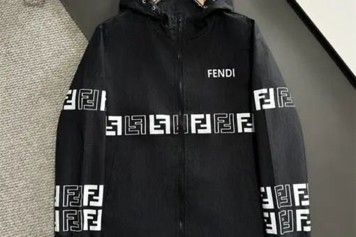 Fendi Jacket Black And White
