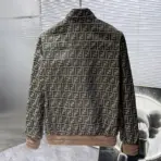 Fendi Jacket  Tan Black - Image 3