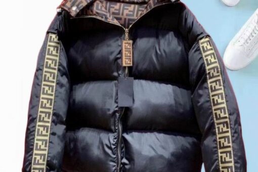 Fendi FF Reversible Down Jacket Black