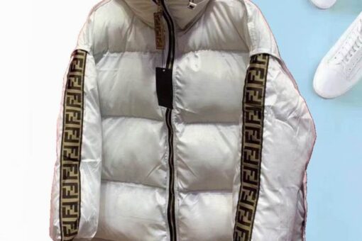 Fendi FF Reversible Down Jacket White