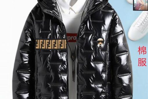 Fendi PN Pro Puffer Jacket Glossy Black