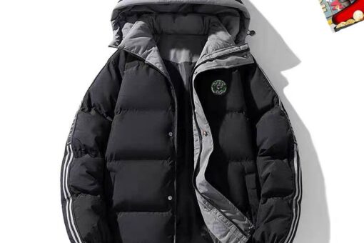 Fendi Down Parkas Jacket Black