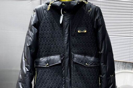 Fendi Puffer Jacket Black