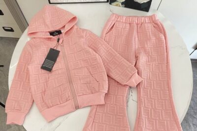 Fendi Monogram Kids Tracksuit Pink