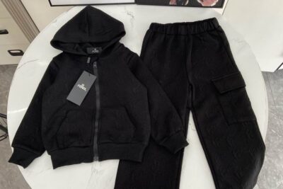 Fendi Monogram Kids Tracksuit Black