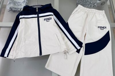 Fendi Roma Kids Tracksuit White / Black