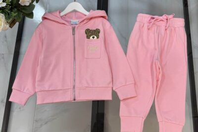 Fendi Roma Kids Tracksuit Pink