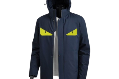 Fendi Monster Eyes Down Jacket Navy Blue