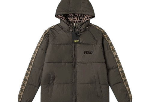 Fendi Reversible Down Puffer Jacket Deep Brown