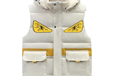 Fendi Monster Eyes Padded Vest White