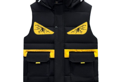 Fendi Monster Eyes Padded Vest Black