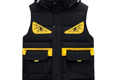 Fendi Monster Eyes Padded Vest Black