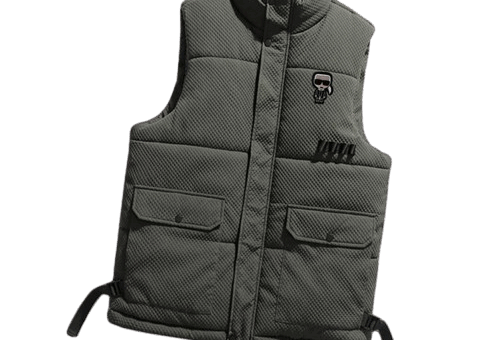 Fendi Puffer Vest Olive