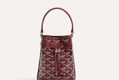 Goyard Petit Flot Mini Bucket Bag Burgundy