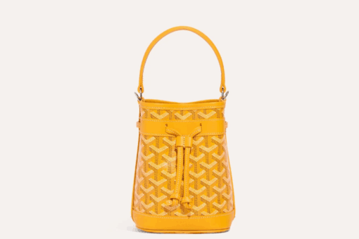 Goyard Petit Flot Mini Bucket Bag Yellow