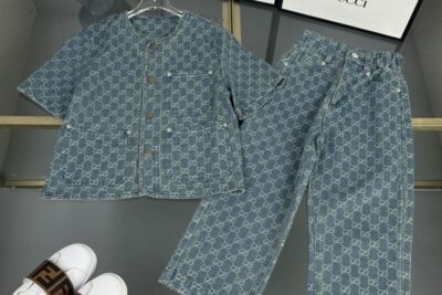 Gucci Children Denim Jacket Blue