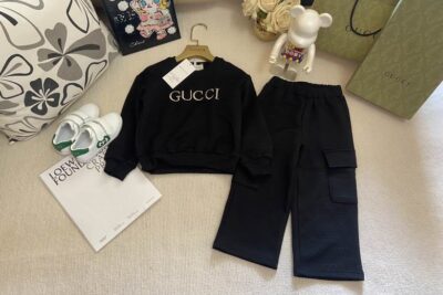 Gucci Baby Tracksuit Black