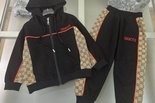 Gucci Baby Tracksuit Black