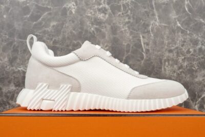 Hermes Bouncing Sneaker White