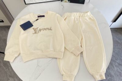 LV Kids' Monogram Tracksuit White