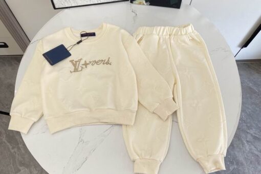 LV Kids' Monogram Tracksuit White