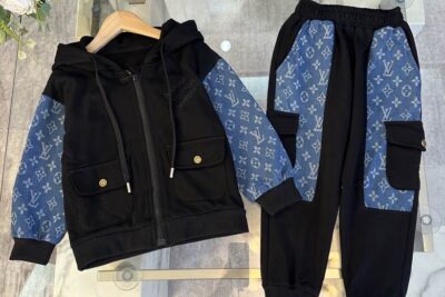 LV Monogram Tracksuit Black