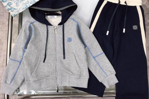 Loewe Baby Tracksuit Grey Black