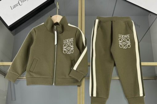 Loewe Baby Tracksuit Moss Green