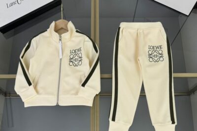 Loewe Baby Tracksuit Cream White