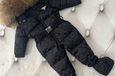 Prada Down Baby Jacket Black