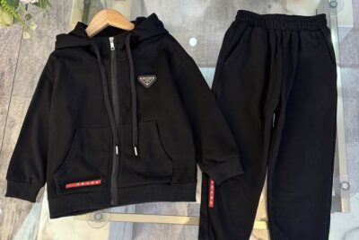 Prada Kids Tracksuit Black
