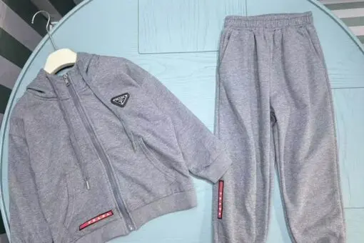 Prada Kids Tracksuit Grey