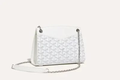 Goyard Rouette Structuré Mini Bag White