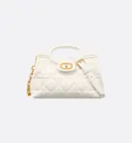 Dior Jolie Top Handle Mini Bag White