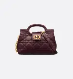 Dior Jolie Top Handle Mini Bag Brown