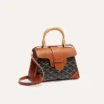 Goyard Saïgon Souple Mini Bag Black & Tan