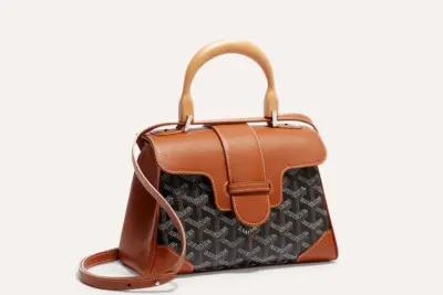 Goyard Saïgon Souple Mini Bag Black & Tan