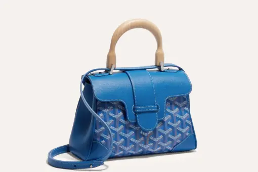 Goyard Saïgon Souple Mini Bag Sky Blue