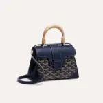 Goyard Saïgon Souple Mini Bag Navy Blue