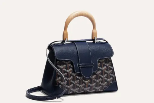 Goyard Saïgon Souple Mini Bag Navy Blue
