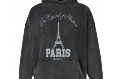 Balenciaga Hoodie Black Grey