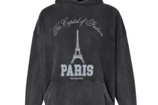 Balenciaga Hoodie Black Grey