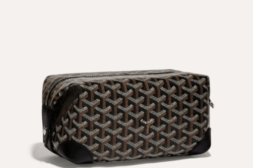 Goyard Bowling 25 Grey Toiletry Black