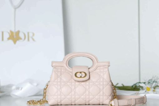 Dior Jolie Top Handle Mini Bag Pink