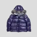 Burberry Down Jacket Purple