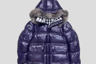 Burberry Down Jacket Purple