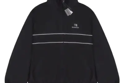 Balenciaga Zip Sweater Black