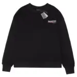 Balenciaga Small Wave Logo Sweater Black
