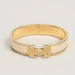 Hermes Bracelet Clic H Gold/ Cream